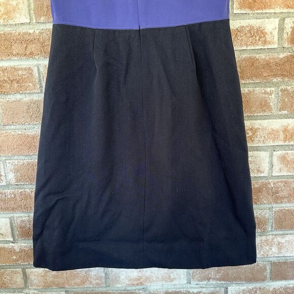 Marc by Marc Jacobs Wool Two Tone Colorblock Dress Periwinkle Blue Size 4 - Picture 9 of 9